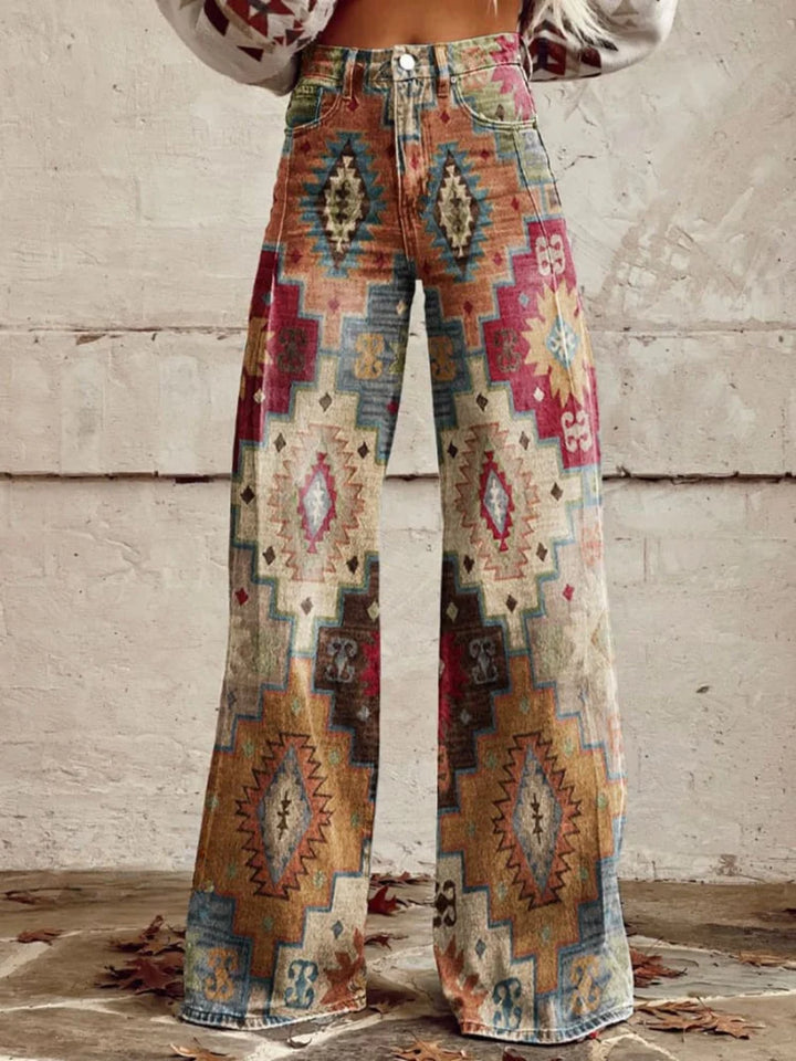 Willow | Printed Wide Leg Pants