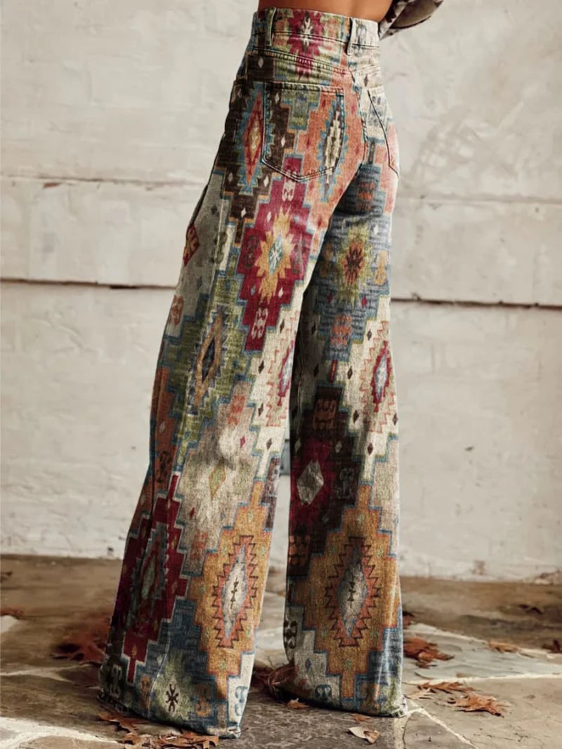 Willow | Printed Wide Leg Pants