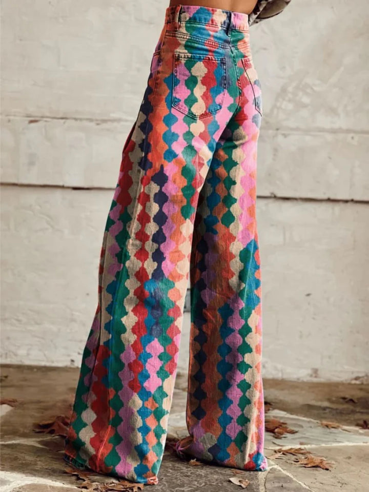 Willow | Printed Wide Leg Pants