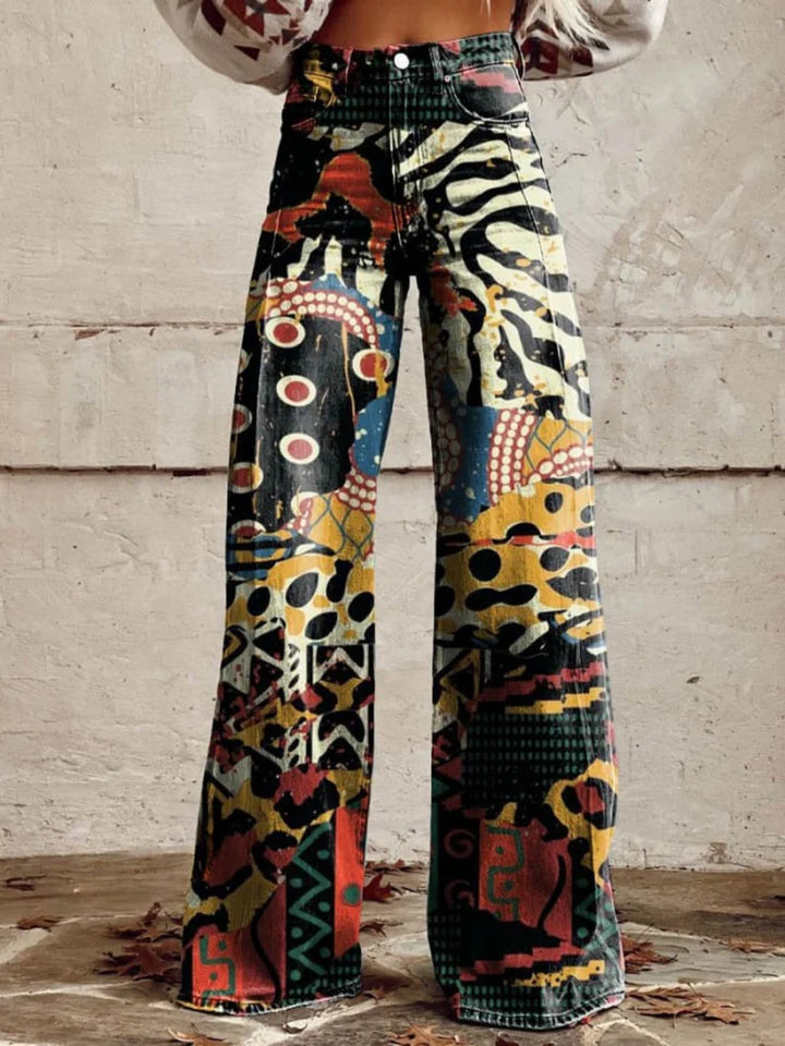 Willow | Printed Wide Leg Pants