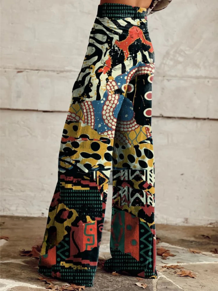 Willow | Printed Wide Leg Pants