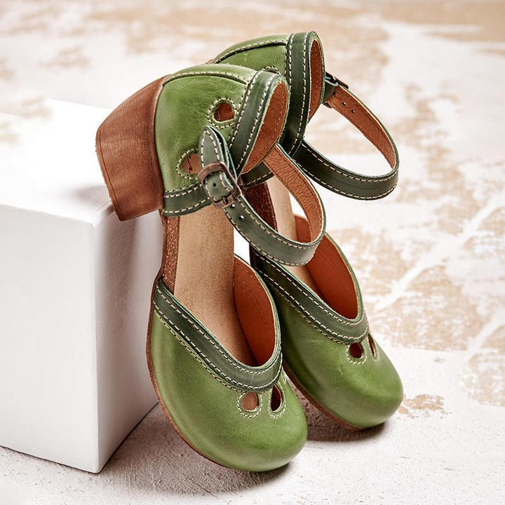 Sinead Sandals With Low Heels