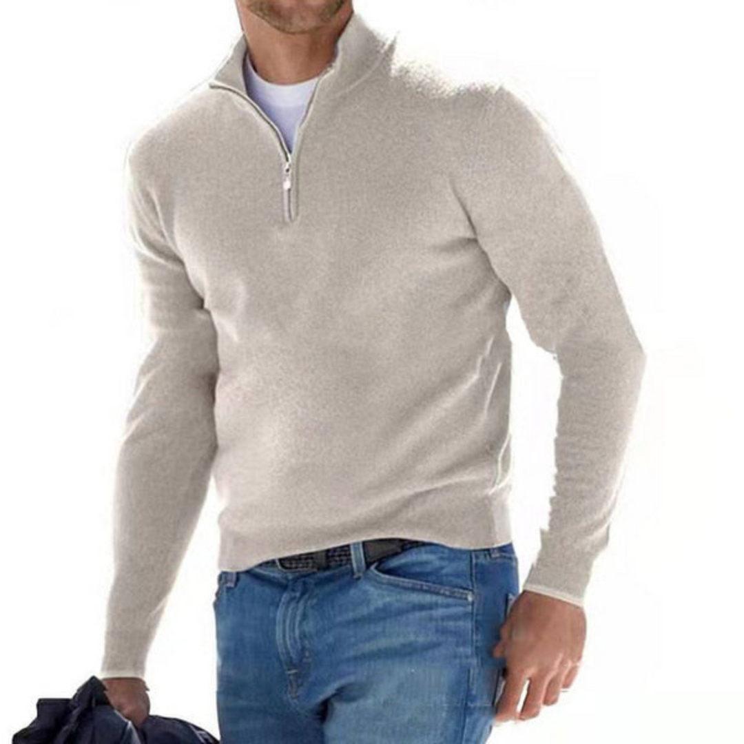 Mason - Comfortable zip-up sweater