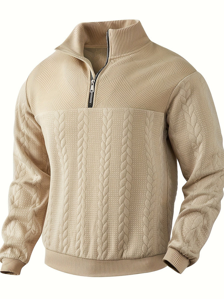 Rafael™ | Vintage Men's Sweater with Zipper