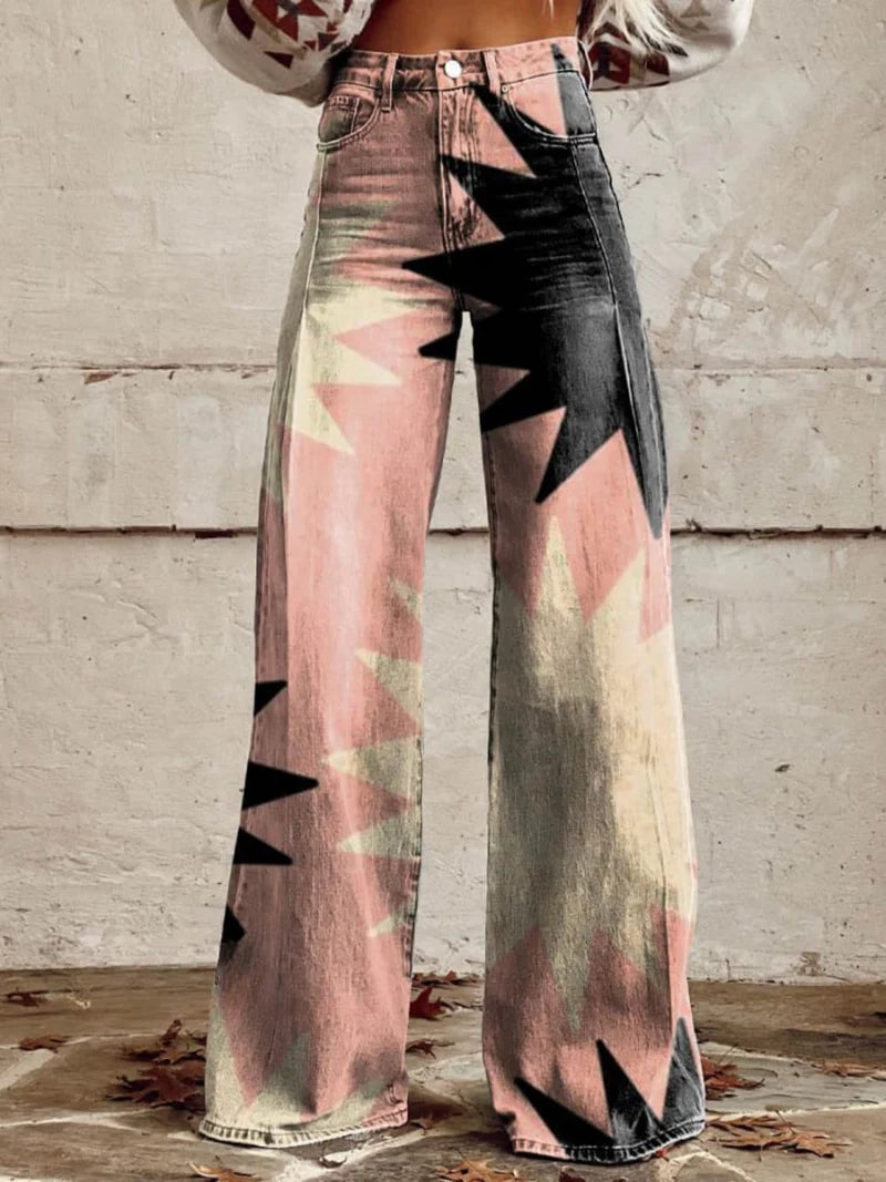 Willow | Printed Wide Leg Pants