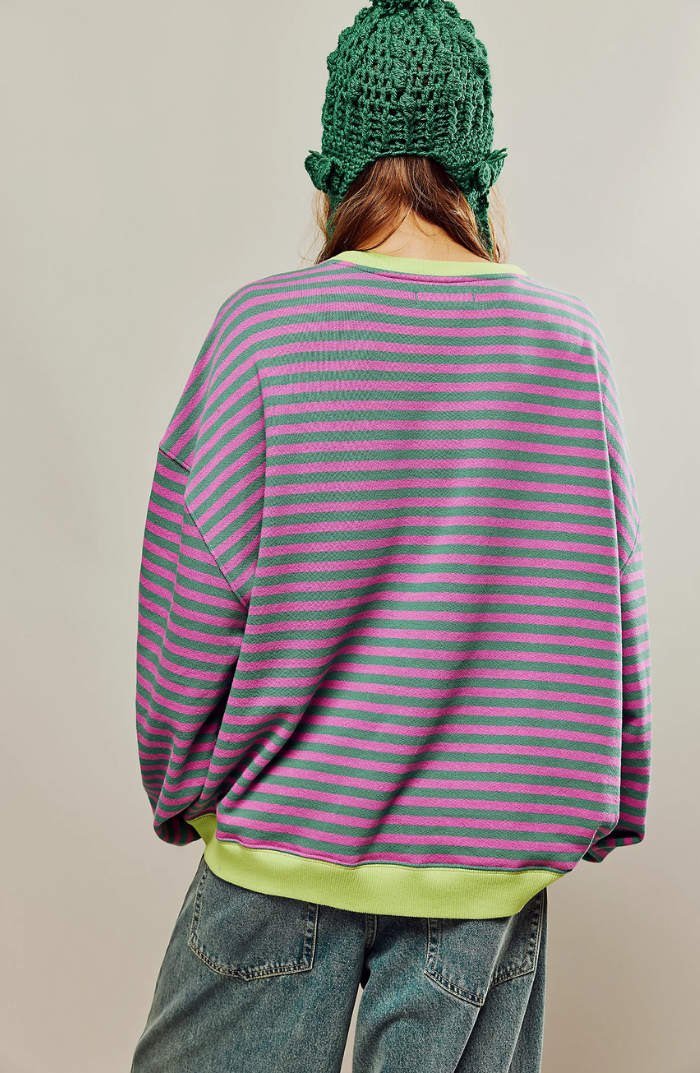 Mana™ | Striped Oversized Sweater