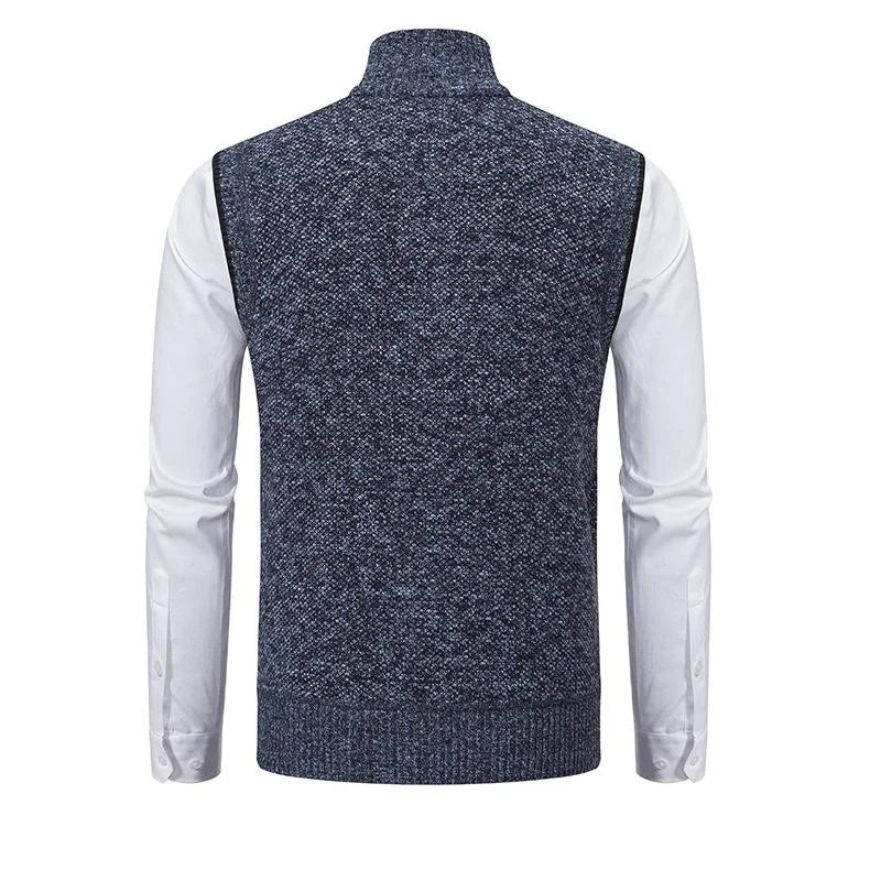 Bradley | Knitted vest with zip