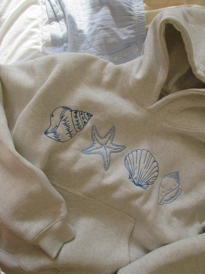 MARIBEL | SEASHELL UNISEX HOODIE