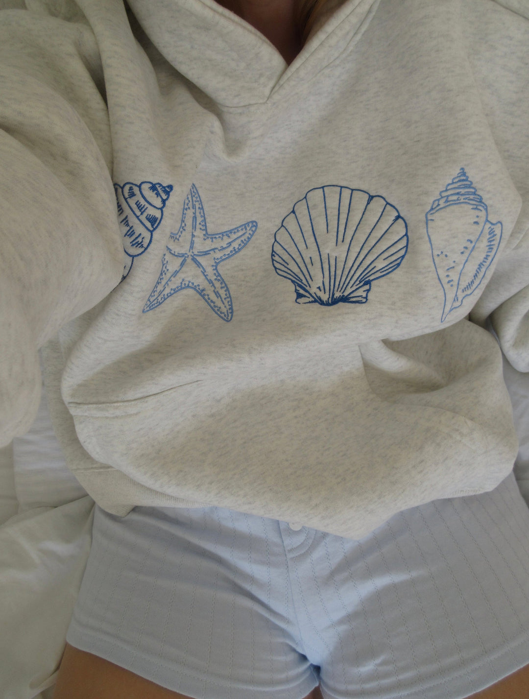 MARIBEL | SEASHELL UNISEX HOODIE