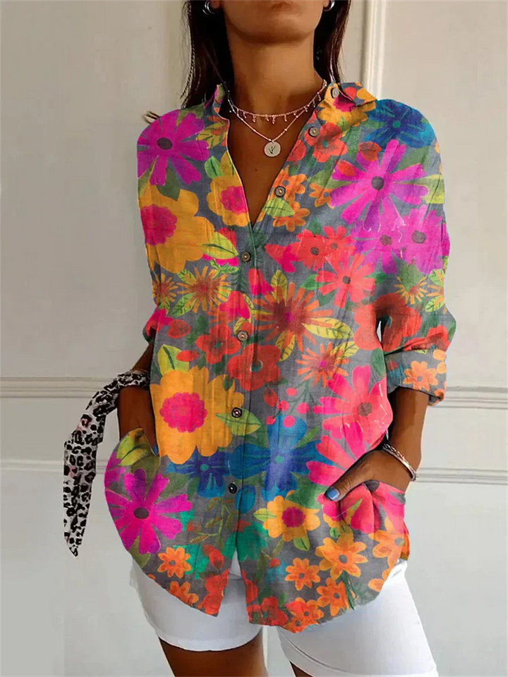 Brooke™ | Casual Floral Print Blouse