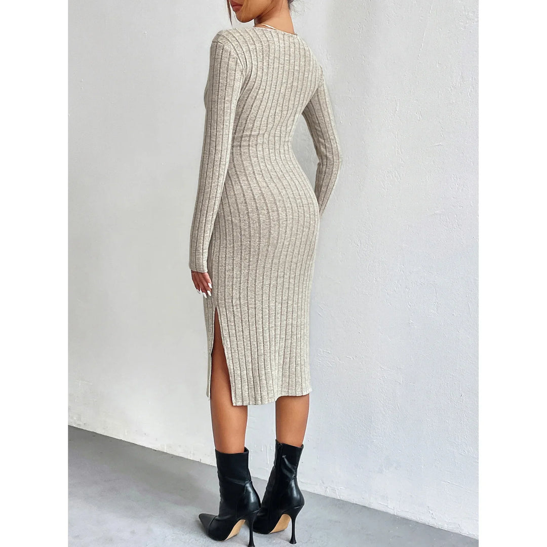 Nelli | Ribbed Fitted Dress