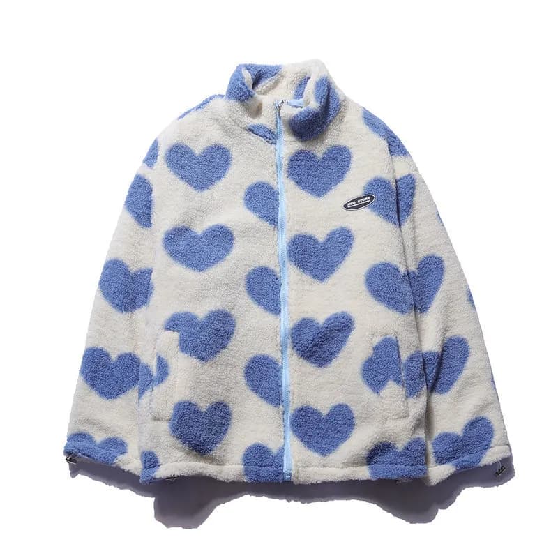 Anni | Revesrsible Heart Coat