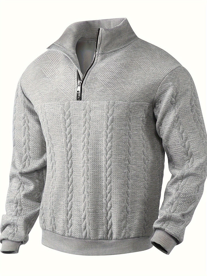 Rafael™ | Vintage Men's Sweater with Zipper