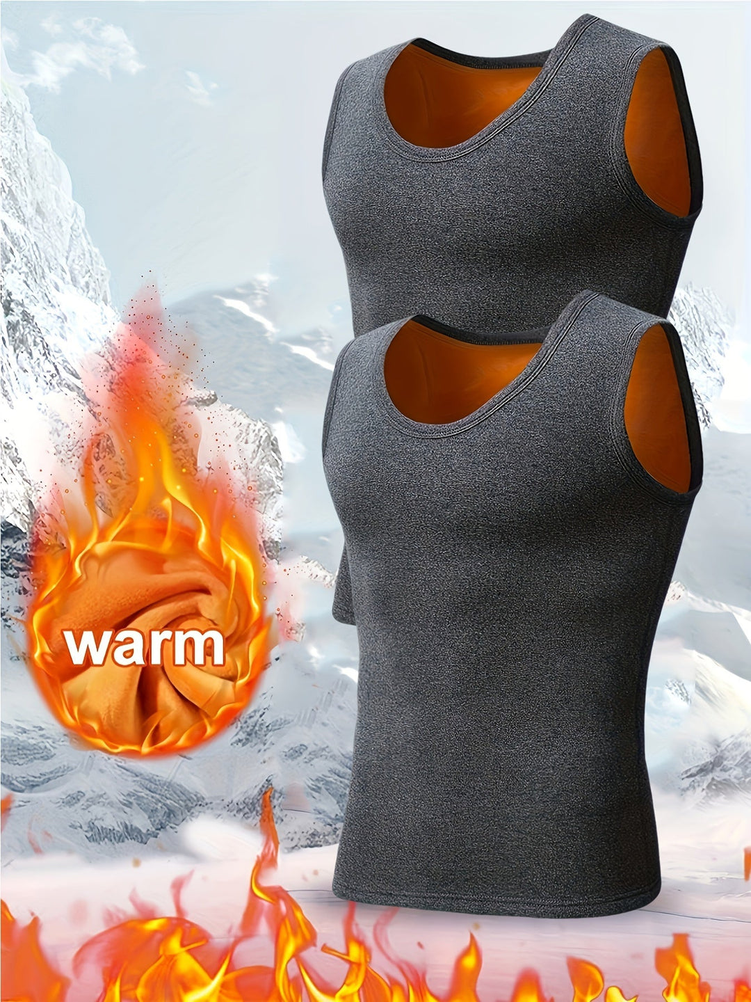 Core | Men's Fleece-Insulated Base Layer Vest Set