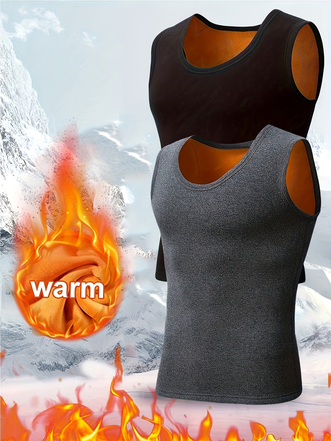 Core | Men's Fleece-Insulated Base Layer Vest Set