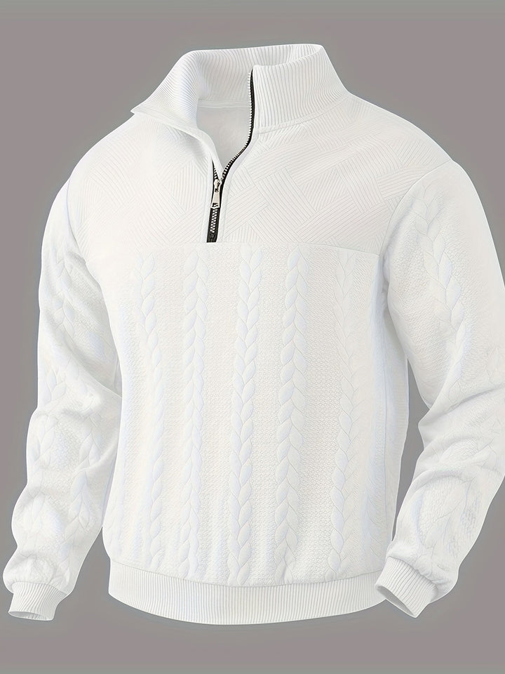 Rafael™ | Vintage Men's Sweater with Zipper