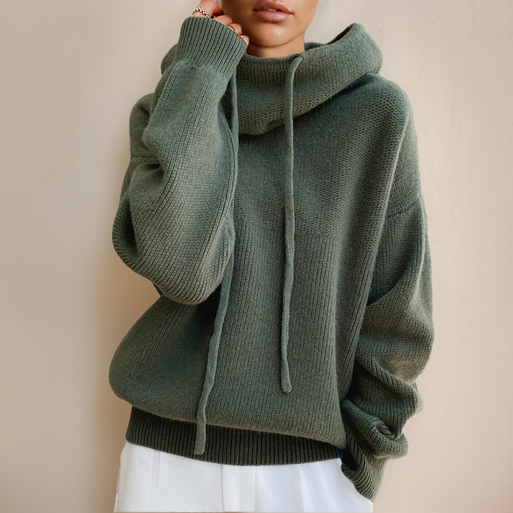 Aria | Cozy Knitted Hoodie