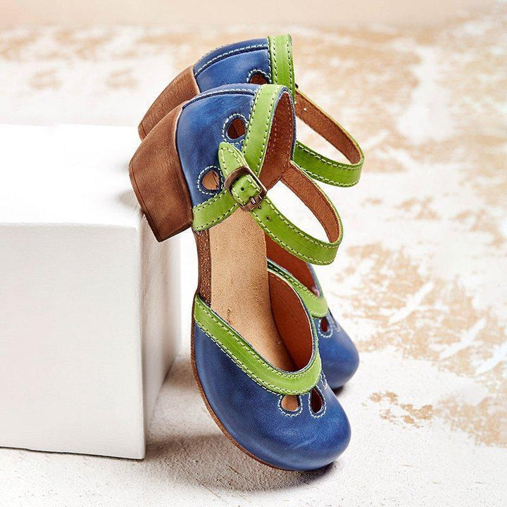 Sinead Sandals With Low Heels