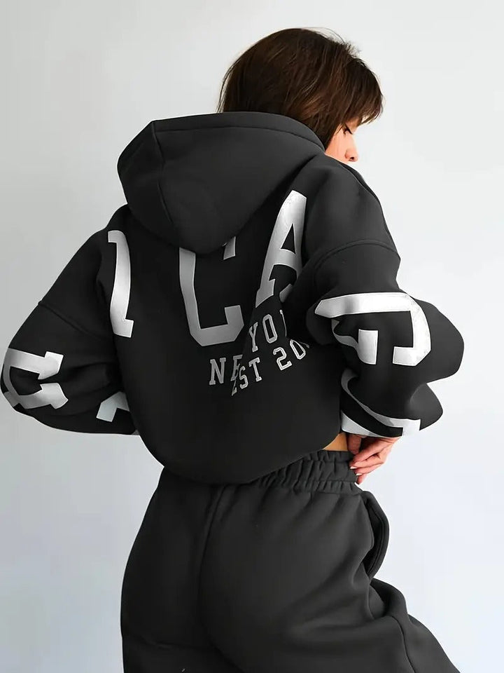 Urban | Trendy Loose-Fit Graphic Hoodie