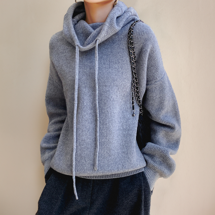 Aria | Cozy Knitted Hoodie