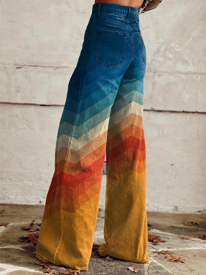 Willow | Printed Wide Leg Pants