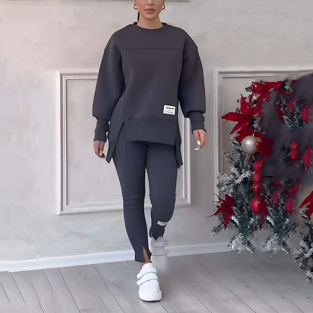 Amelia | Cozy Sweatshirt & Leggings Set for Women