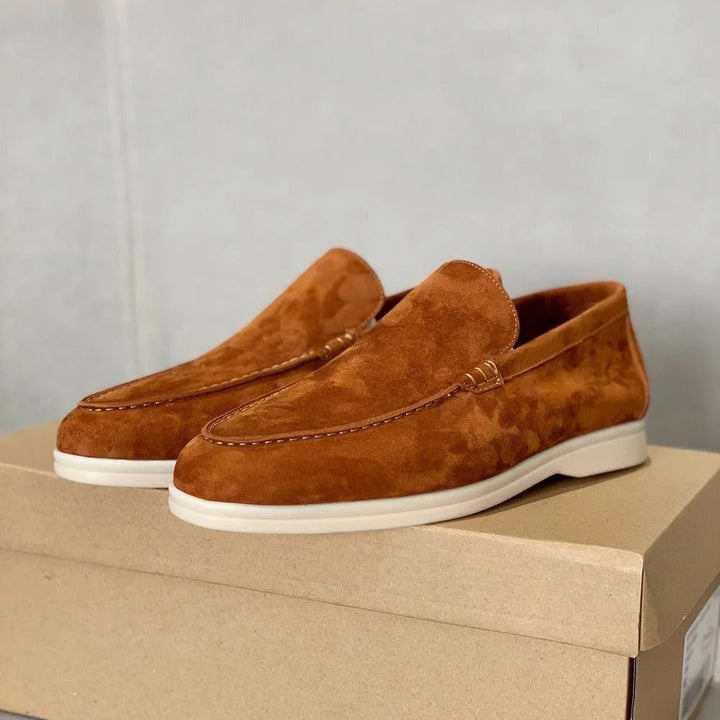 Dave™ | Men's suede leather loafers